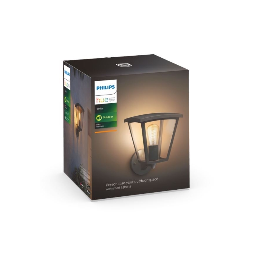 Philips - Dimbare Wand Lamp voor Buiten Hue INARA 1xE27/7W/230V Wi-Fi IP44
