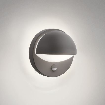 Philips - Wand Lamp met Buiten met Sensor JUNE 1xE27/12W/230V IP44