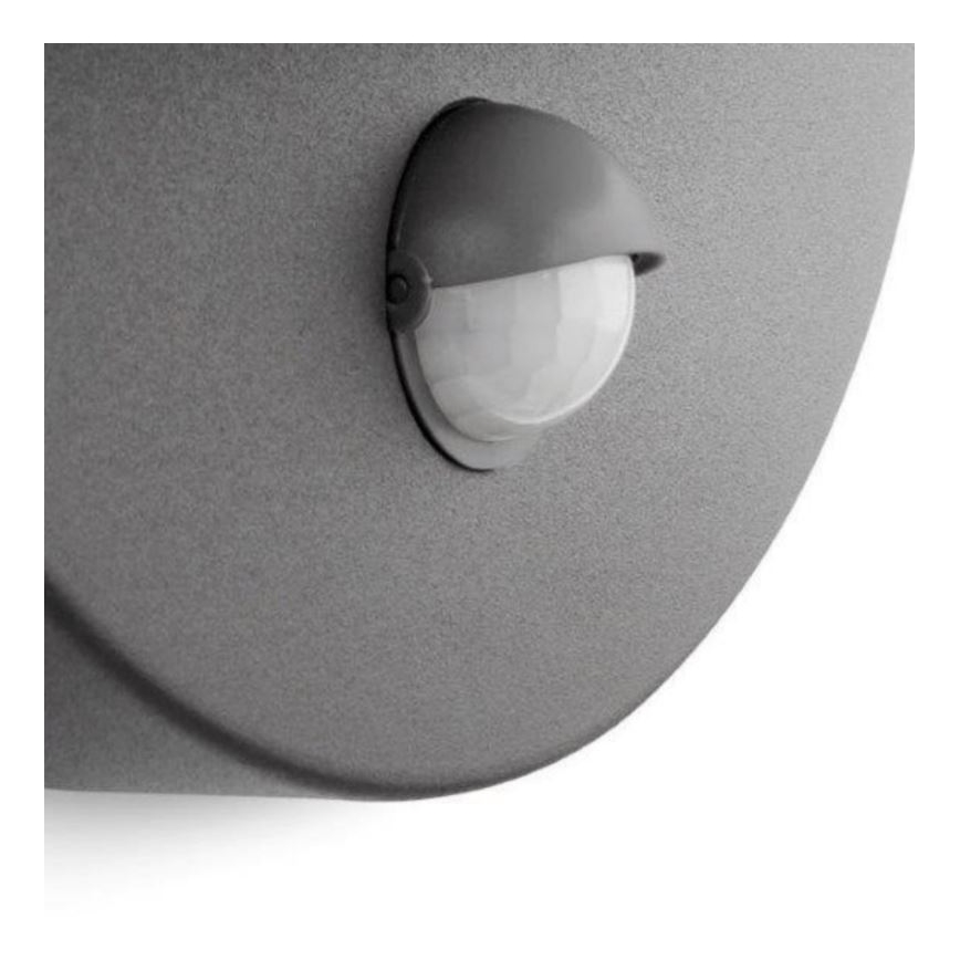 Philips - Wand Lamp met Buiten met Sensor JUNE 1xE27/12W/230V IP44