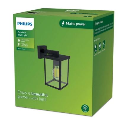 Philips - Wandlamp voor buiten BELLINI 1xE27/25W/230V IP44