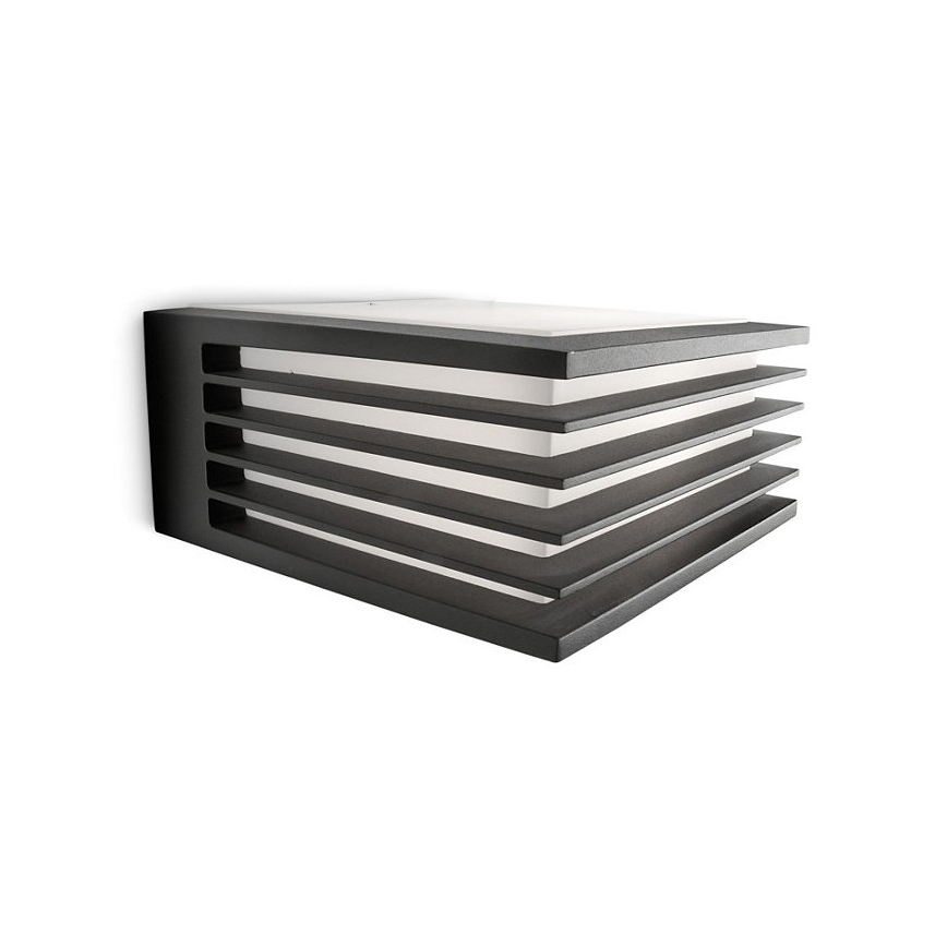 Philips - Wandlamp voor buiten 1xE27/15W/230V IP44 antraciet