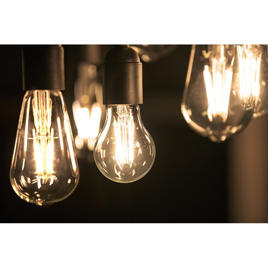 Philips Warm Glow  - LED Dimbare lamp E27 / 8W / 230V 2200K-2700K