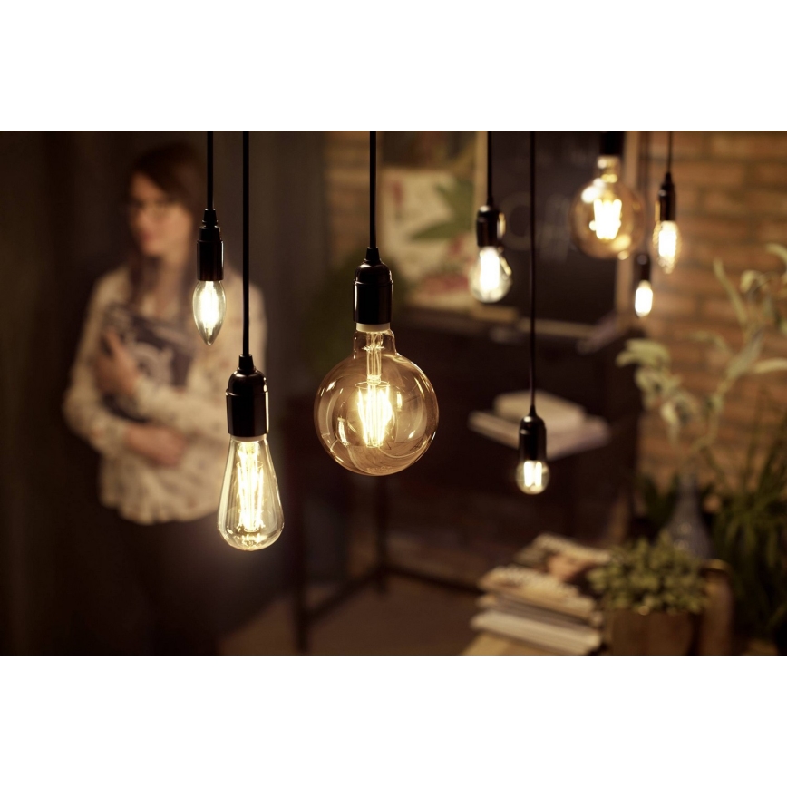 Philips Warm Glow  - LED Dimbare lamp E27 / 8W / 230V 2200K-2700K