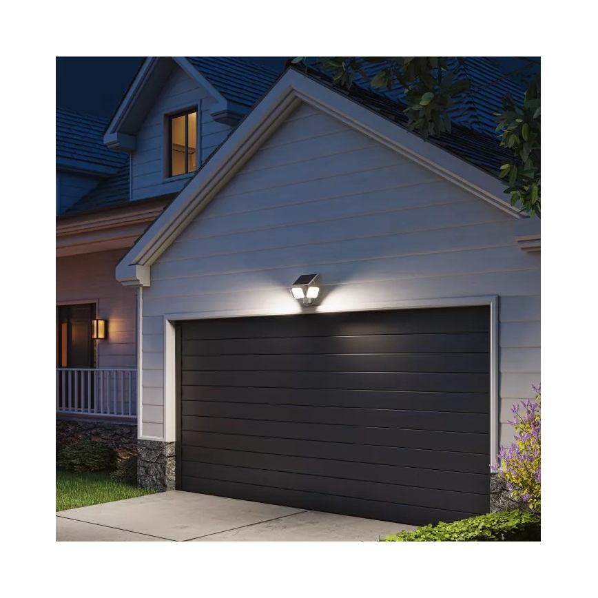 Philips - LED zonne-muurlamp met sensor ZYREN LED/24,5W/3,7V 2600 mAh 5000K IP65 wit