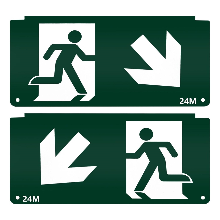 Pictogram voor noodverlichting 16,2x32,7 cm