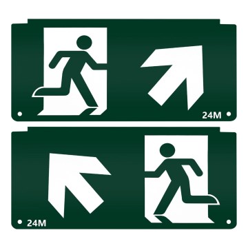 Pictogram voor noodverlichting 16,2x32,7 cm
