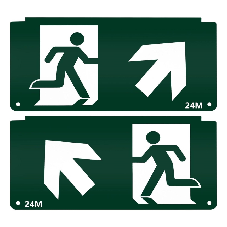 Pictogram voor noodverlichting 16,2x32,7 cm