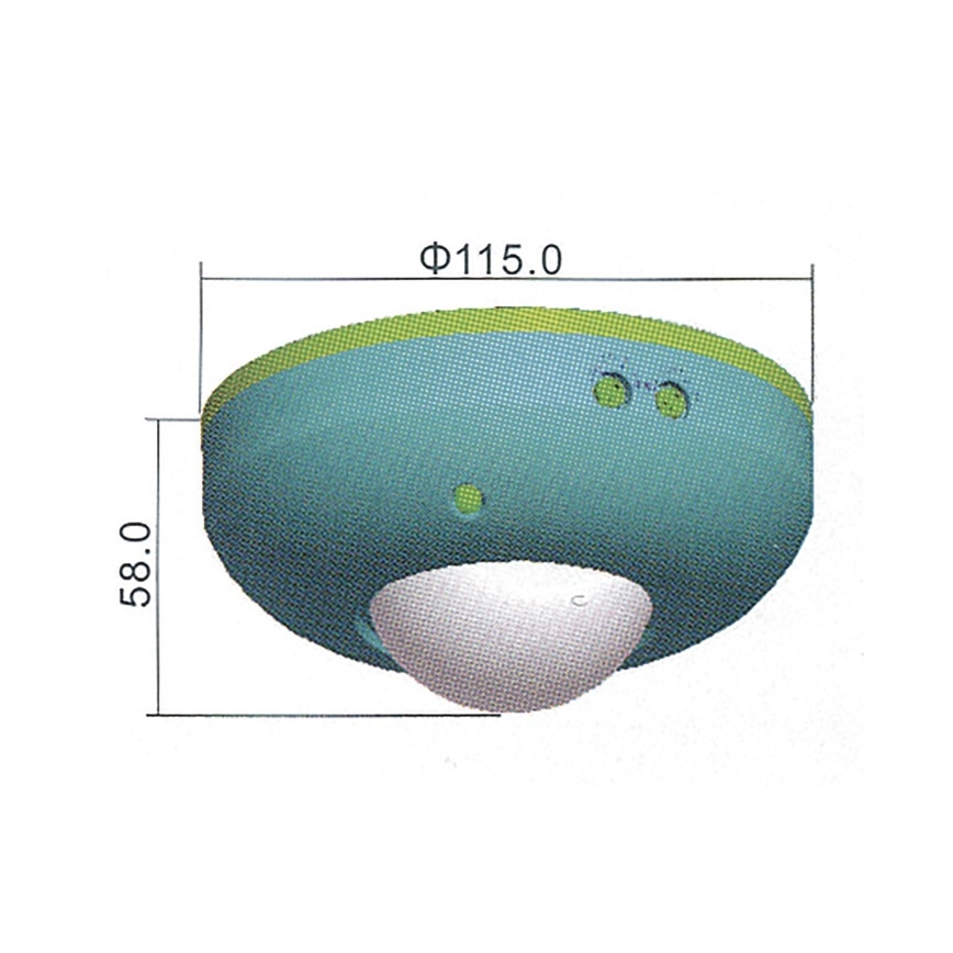 PIR bewegingssensor B 360 ° 1200W / 230V wit