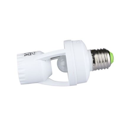 PIR-sensor voor E27-lamp wit