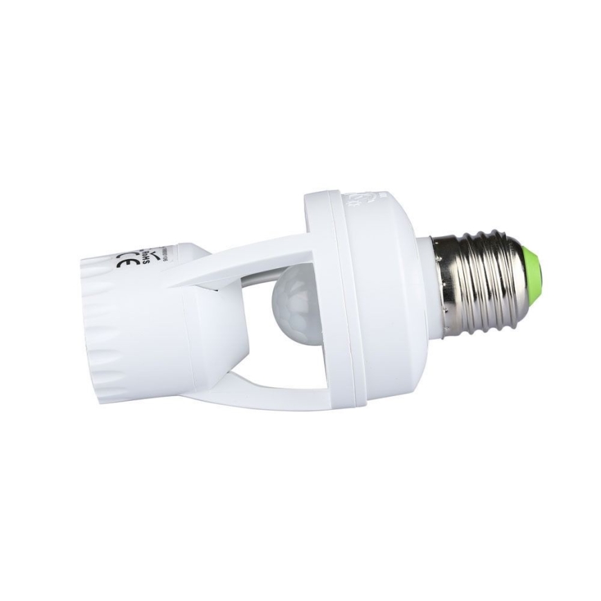 PIR-sensor voor E27-lamp wit