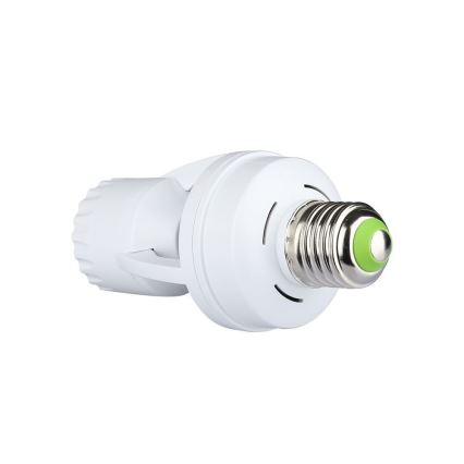 PIR-sensor voor E27-lamp wit