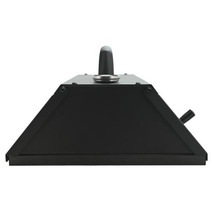 Pizzaoven met deur en thermometer 40x35,5x21 cm zwart