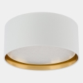 Plafond Lamp BILBAO 4xE27/15W/230V d. 45 cm wit/goud