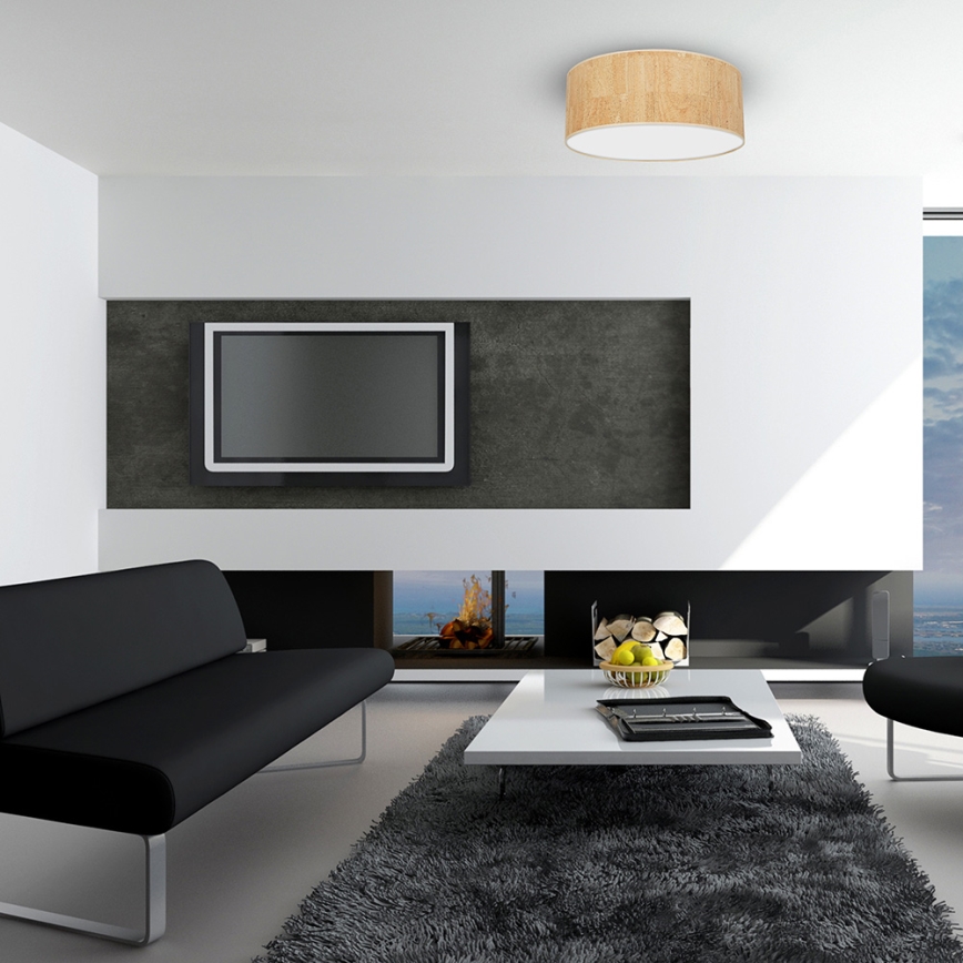 Plafond Lamp CORK 2xE27/60W/230V