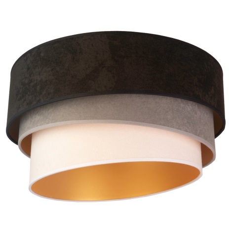 Plafond Lamp DEVON 1xE27/40W/230V zwart/grijs/beige