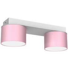 Plafond Lamp DIXIE 2xGX53/11W/230V roze