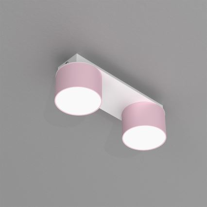 Plafond Lamp DIXIE 2xGX53/11W/230V roze