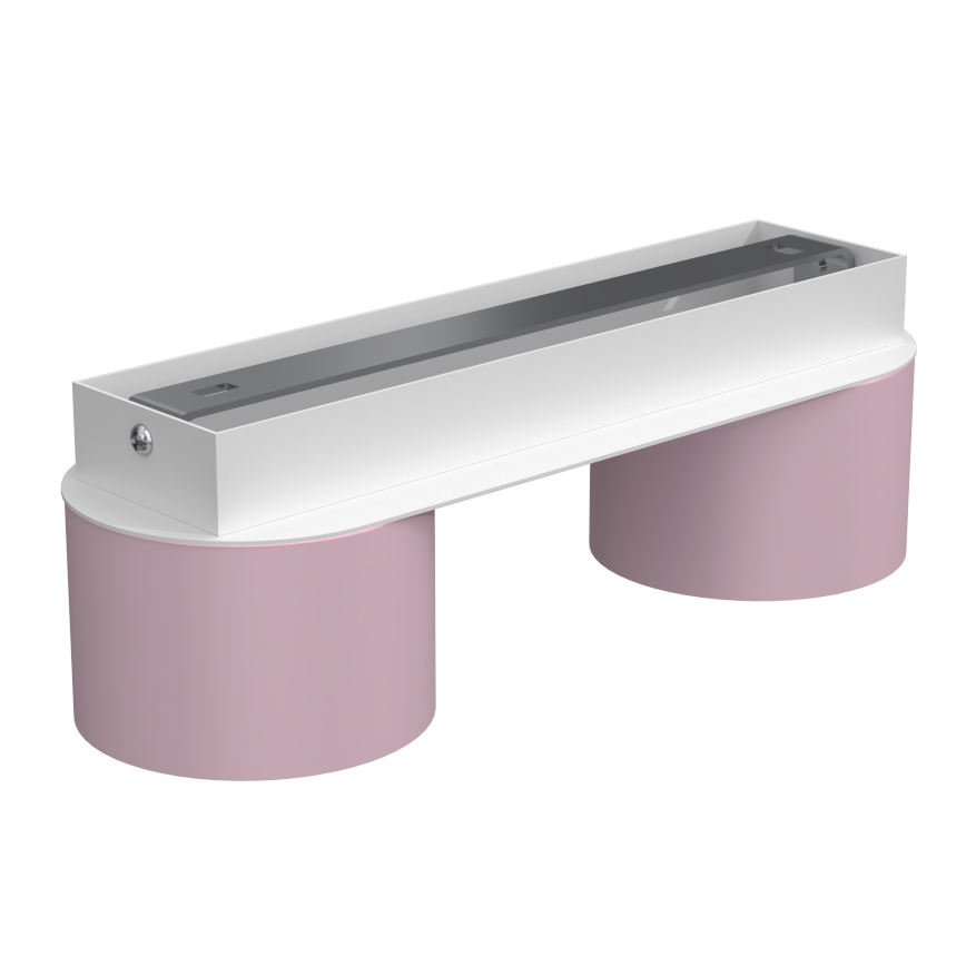 Plafond Lamp DIXIE 2xGX53/11W/230V roze