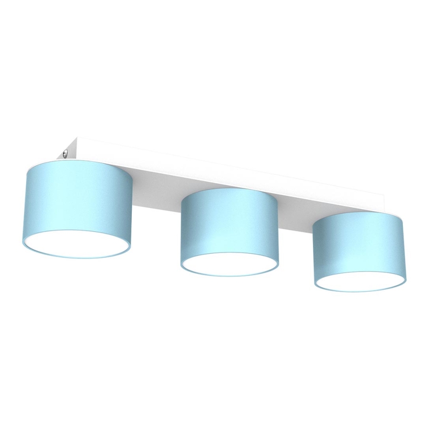 Plafond Lamp DIXIE 3xGX53/11W/230V blauw