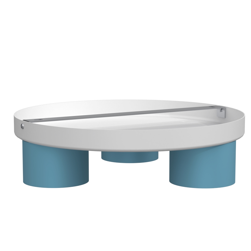 Plafond Lamp DIXIE 3xGX53/11W/230V blauw