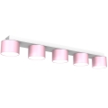 Plafond Lamp DIXIE 5xGX53/11W/230V roze