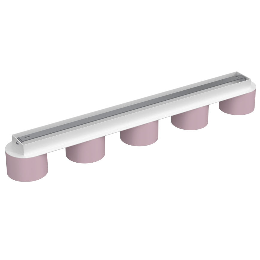Plafond Lamp DIXIE 5xGX53/11W/230V roze