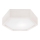 Plafond Lamp HEX 1xE27/60W/230V d. 32 cm dennen wit