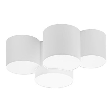 Plafond Lamp MONA 4xE27/15W/230V wit