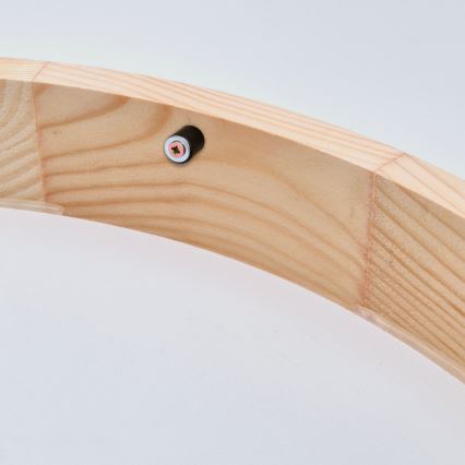 Plafond Lamp NATURAL SLIM 2xE27/60W/230V Ø 37 cm grenen