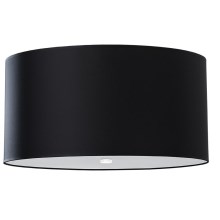 Plafond Lamp OTTO 5x E27 / 60W / 230V d. 50 cm zwart