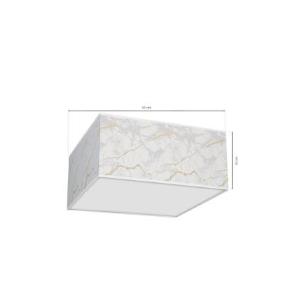 Plafond Lamp SENSO 3xE27/60W/230V wit