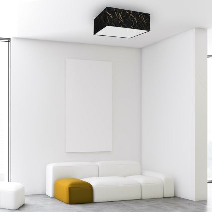 Plafond Lamp SENSO 3xE27/60W/230V zwart