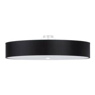 Plafond Lamp SKALA 6x E27 / 60W / 230V d. 80 cm zwart