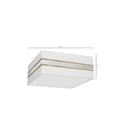 Plafond Lamp ULTIMO 3xE27/60W/230V wit