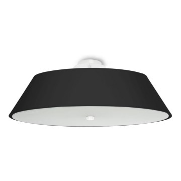 Plafond Lamp VEGA 5x E27 / 60W / 230V d. 60 cm zwart