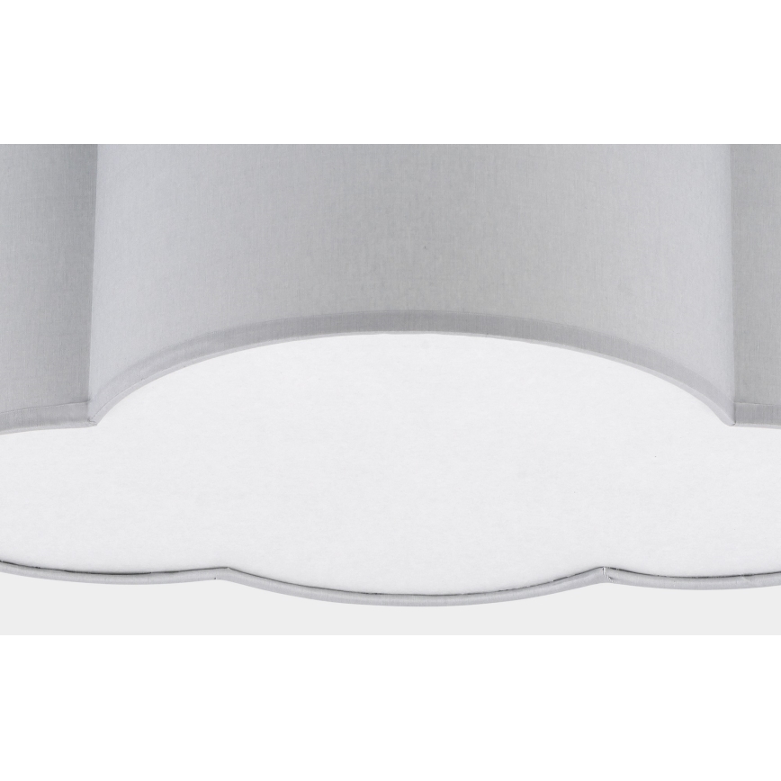 Plafond Lamp voor Kinderen CLOUD MINI 2xE27/15W/230V grijs
