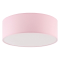 Plafond Lamp voor Kinderen RONDO KIDS 2xE27/15W/230V roze