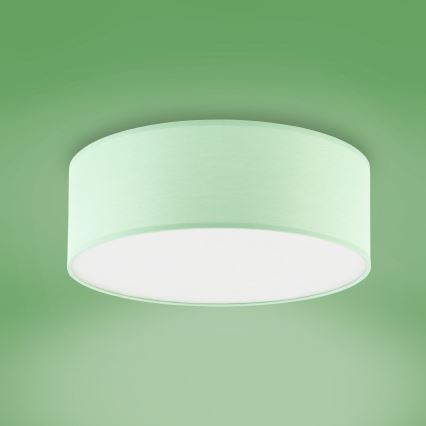 Plafond Lamp voor Kinderen RONDO KIDS 4xE27/15W/230V groen