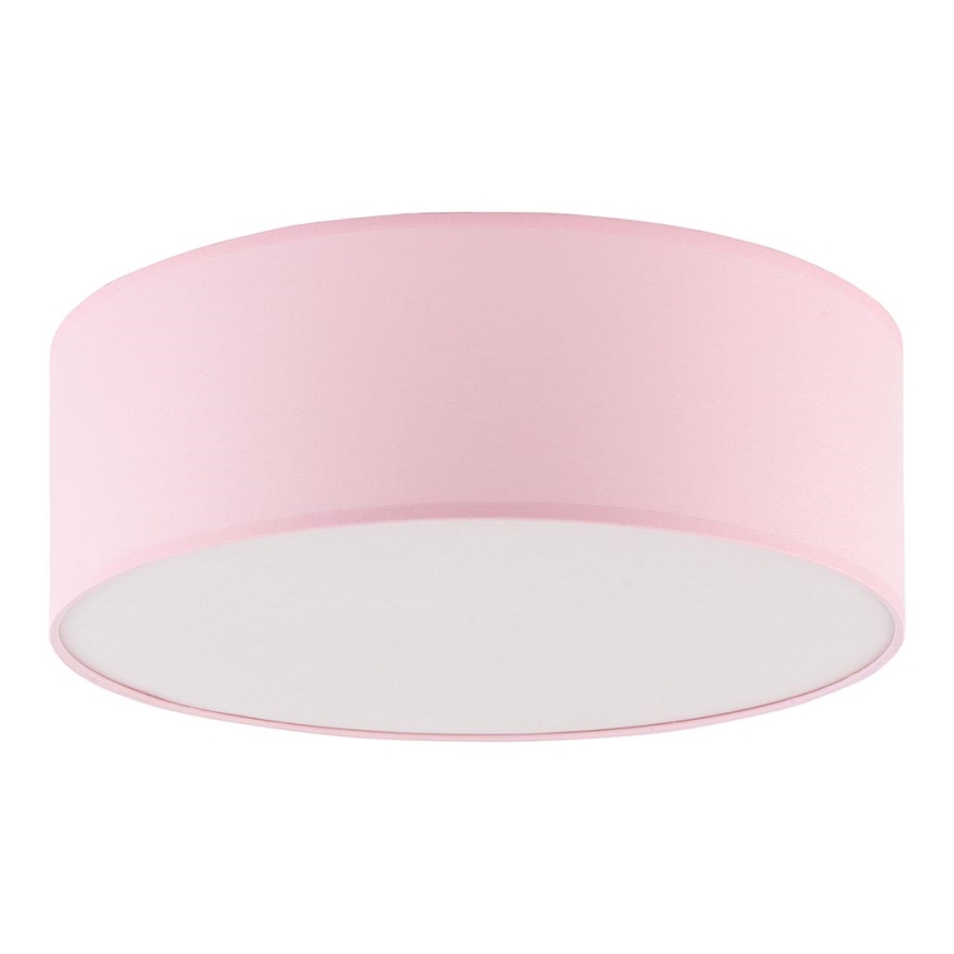 Plafond Lamp voor Kinderen RONDO KIDS 4xE27/15W/230V roze