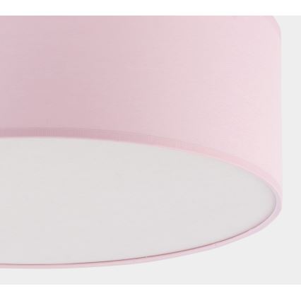 Plafond Lamp voor Kinderen RONDO KIDS 4xE27/15W/230V roze