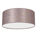 Plafond Lamp ZIGGY 2xE27/60W/230V roze/goud