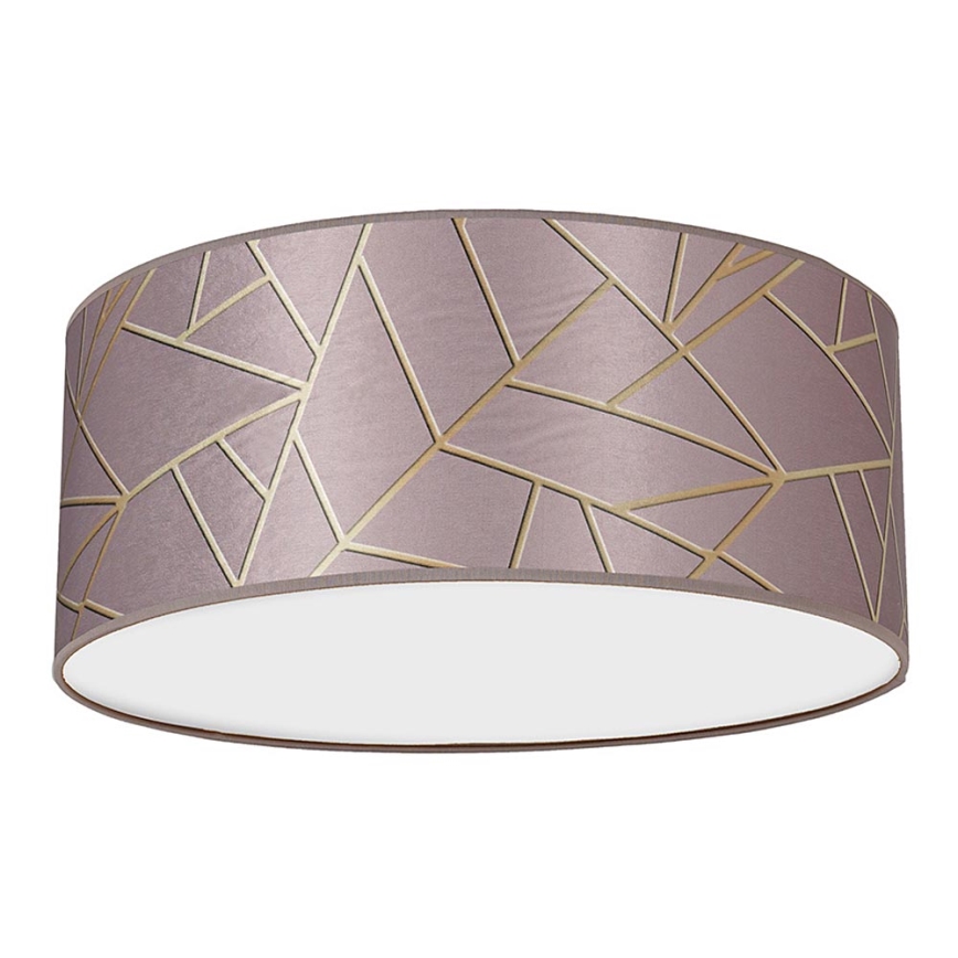 Plafond Lamp ZIGGY 2xE27/60W/230V roze/goud