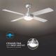 Plafond Ventilator 2xE27/20W/230V + afstandsbediening
