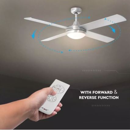 Plafond Ventilator 2xE27/20W/230V + afstandsbediening