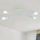 Plafondkroonluchter CAMBRIDGE 4xE27/15W/230V groen/blauw