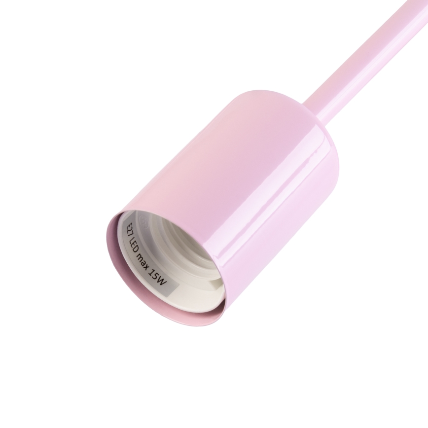 Plafondkroonluchter CAMBRIDGE 6xE27/15W/230V roze
