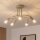 Plafondkroonluchter CHARLIE 5xE27/15W/230V beige