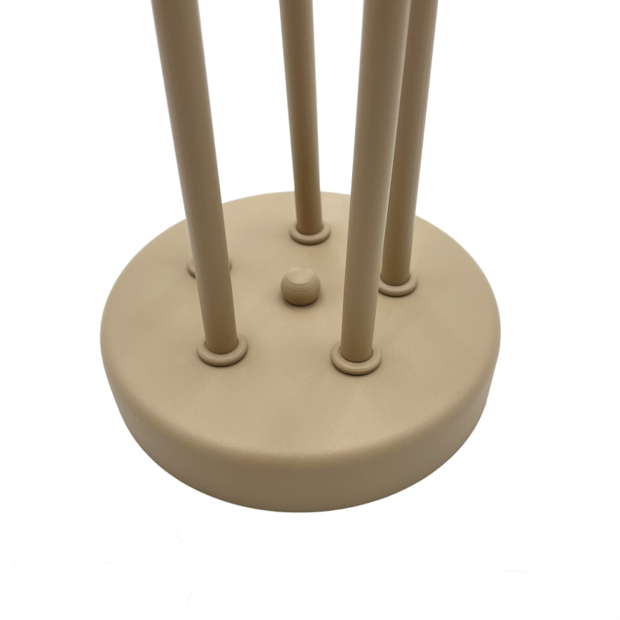 Plafondkroonluchter CHARLIE 5xE27/15W/230V beige