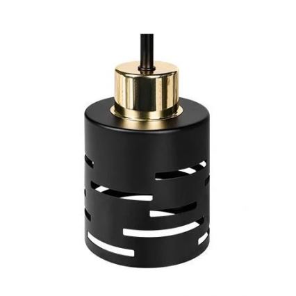 Plafondkroonluchter ELEN 3xE27/35W/230V zwart/goud