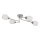 Plafondkroonluchter KING 4xE27/15W/230V glanzend chroom
